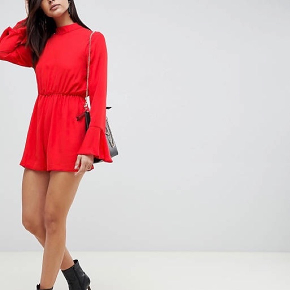 ASOS open back party romper - Picture 2 of 9